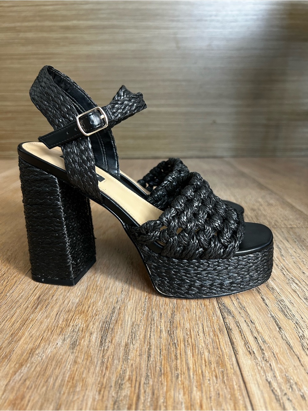 Nine West Woven Platform Block Heel - Picture 4 of 4